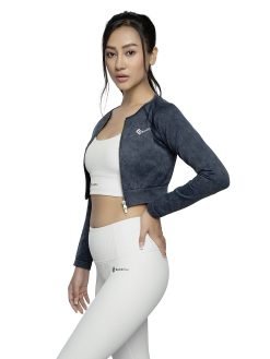 Thunder Cropped Long Sleeve Jacket