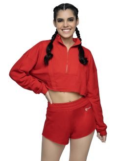 Classic Lounge crop hoodie