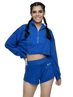 Classic Lounge crop hoodie